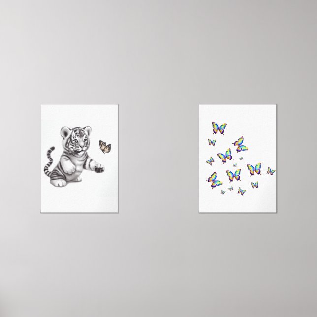 papillons et petits (Recto)