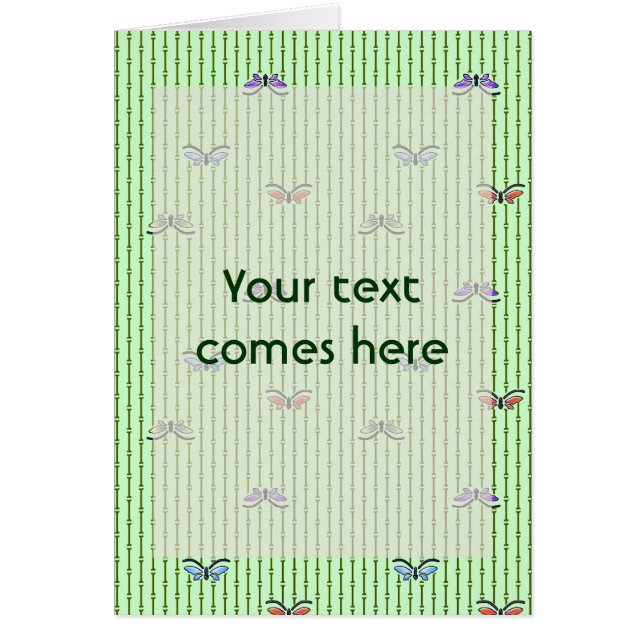 papillons et rideau de bambou (Devant)