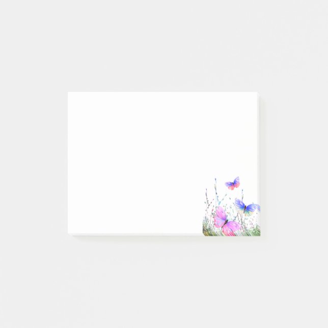 Papillons Flying Spring Post-it® Notes (Devant)