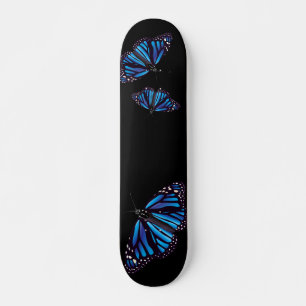 Papillons Monarque Bleu Skateboard