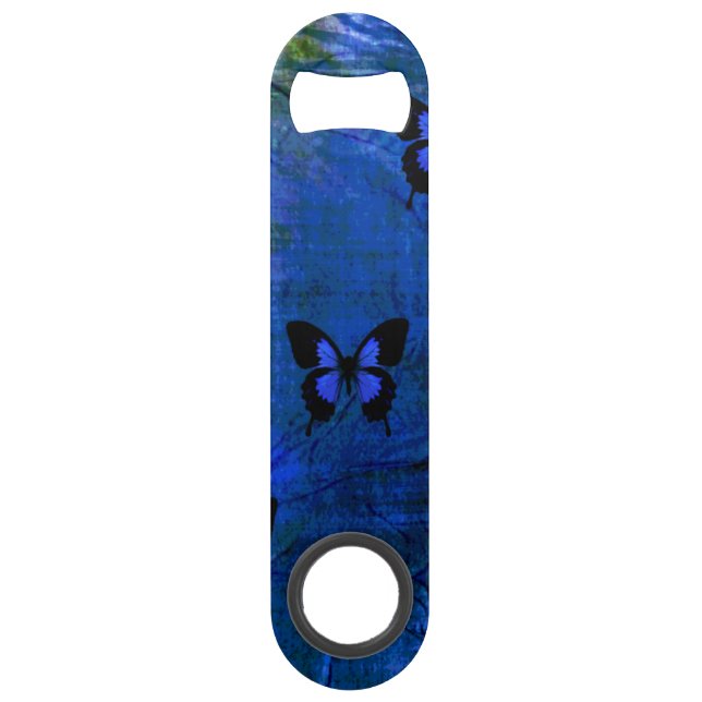 Papillons noires et bleus foncés (Dos)