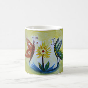 Papillons Peinture 325 ml Mug blanc classique