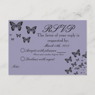Papillons pourpres RSVP