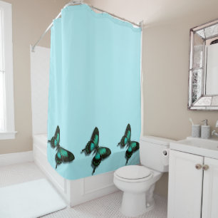 Papillons rideau de douche standard