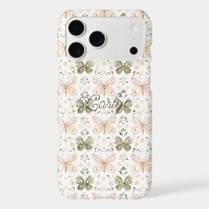 Papillons Rose Fard Vert Menthe
