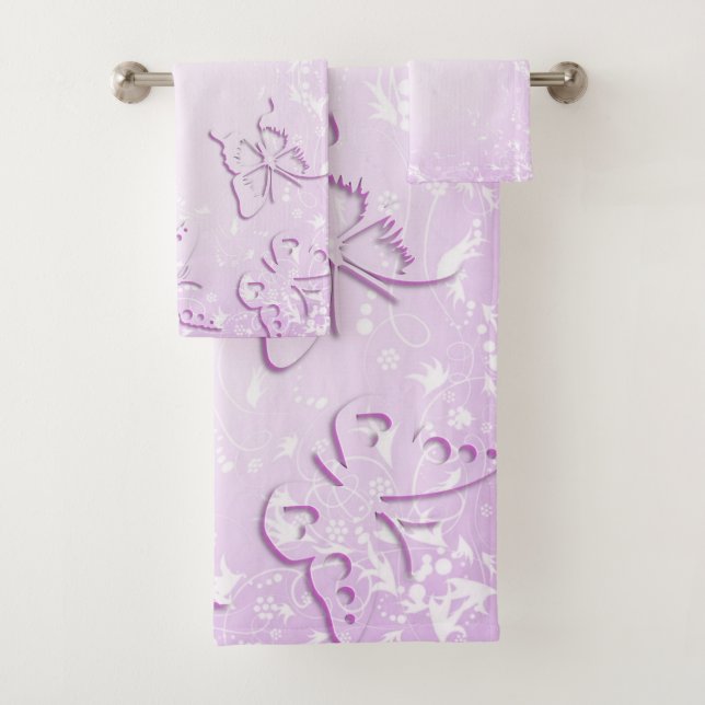 Papillons roses (En situation)
