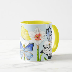 Papillons sur une Mug Combo