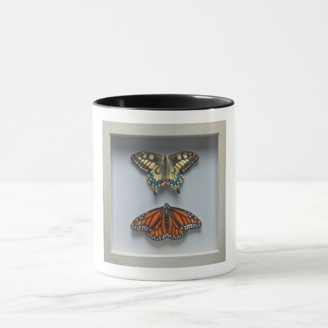 Papillons tasse d'entomologie "dans cadre" (Centre)