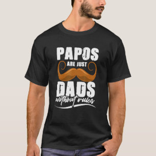 Papo Grandpa Rules Grandfather Fathers Day_2 T-Shirt