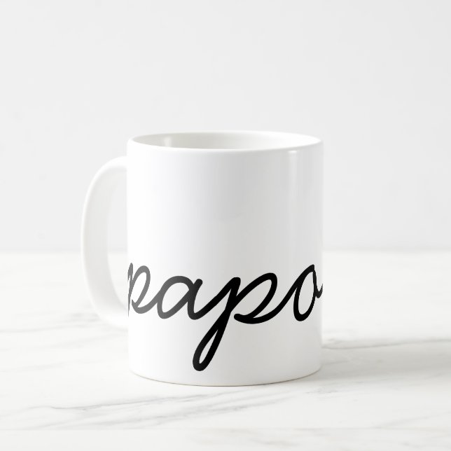 Papou Coffee Mug (Front Left)