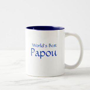 Papou, World's Best Two-Tone Coffee Mug