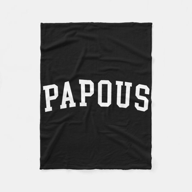 Papous _2  fleece blanket (Front)