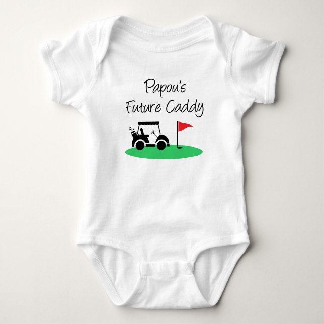 Papou's Future Caddy Baby Bodysuit (Front)