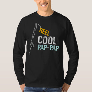 Pappap From Granddaughter Grandson Reel Cool Pap T-Shirt