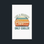 Pappou Like a Grandpa Only Cooler Vintage Shirt_1 Business Card<br><div class="desc">Pappou Like a Grandpa Only Cooler Vintage Shirt_1</div>