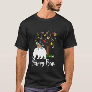 Pappy Bear Autism Awareness Love Support T-Shirt