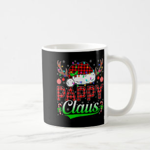 Pappy Claus Christmas Lights Matching Family Xmas Coffee Mug