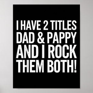 Pappy Design For Grandpa Grandfather Fathers Day P Poster