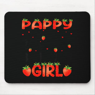 Pappy Of The Berry First Birthday Girl Strawberry Mouse Pad