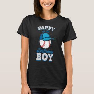 Pappy Of The Birthday Boy Baseball Theme Family Bd T-Shirt