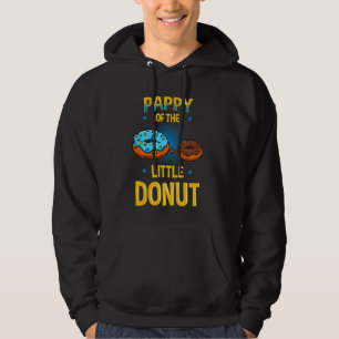 Pappy Of The Little Doughnut Gender Reveal Baby Sh Hoodie