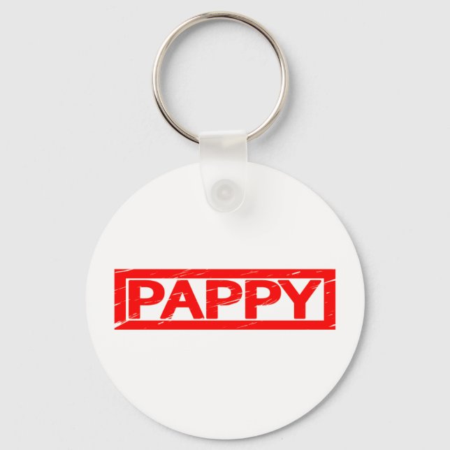 Pappy Stamp Keychain (Front)