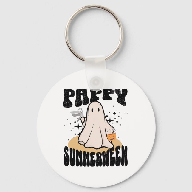 Pappy Summerween Ob Nurse Halloween Ghost With Spe Keychain (Front)