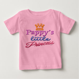 Pappy's Little Princess Baby Toddler T-Shirt