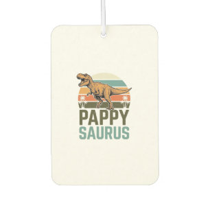 Pappysaurus Funny Dinosaur Vintage Sunset Shirt_1 Air Freshener