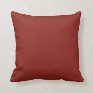 PAPRIKA (solid deep red colour) ~ Throw Pillow