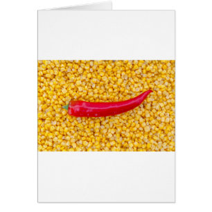 Paprika sur le maïs