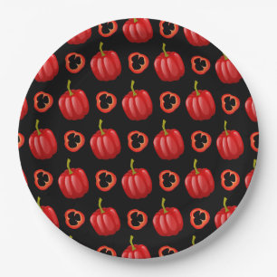 Paprikos  paper plate