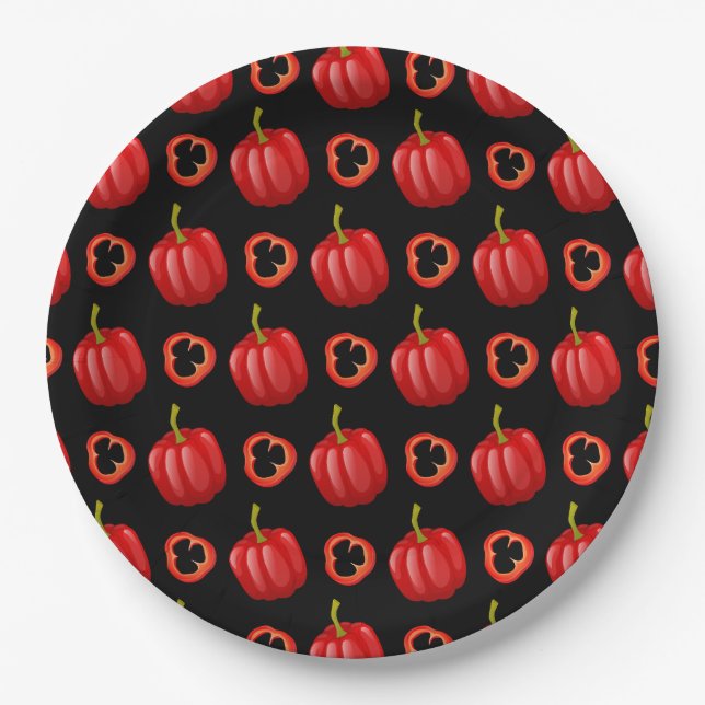 Paprikos  paper plate (Front)