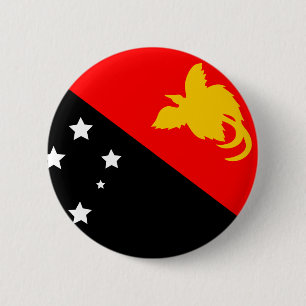 Papua New Guinea Flag 2 Inch Round Button