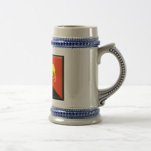 Papua New Guinea Flag Beer Stein