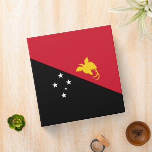 Papua New Guinea flag Binder