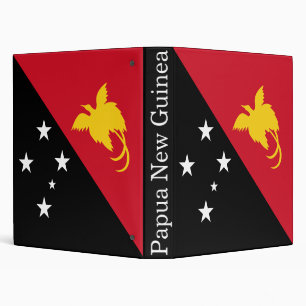 Papua New Guinea Flag Binder