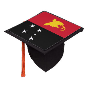 Papua New Guinea Flag Graduation Cap Topper