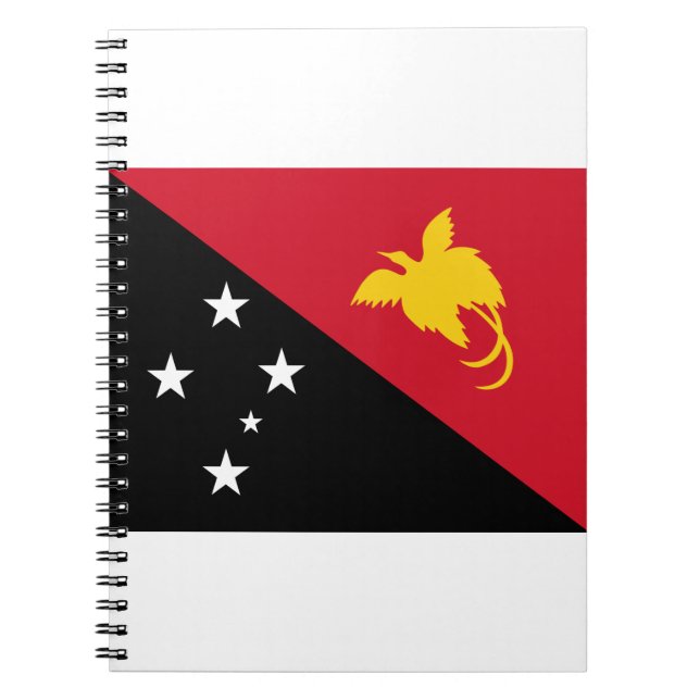 Papua New Guinea Flag Notebook (Front)