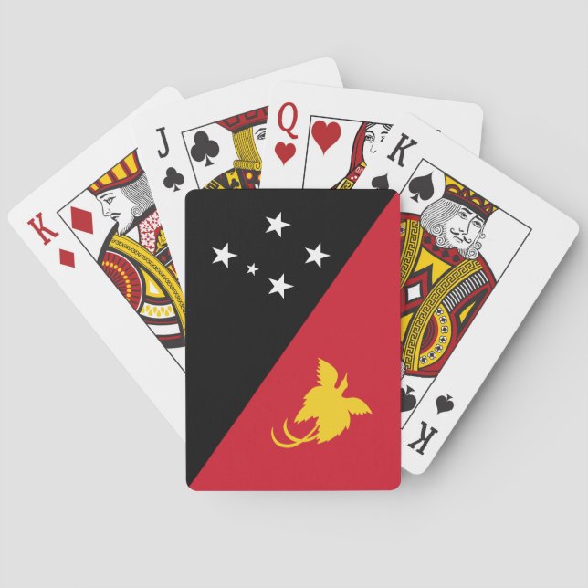 Papua New Guinea Flag Playing Cards (Back)