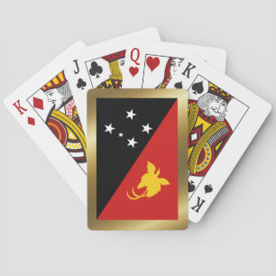 Papua New Guinea Flag Playing Cards
