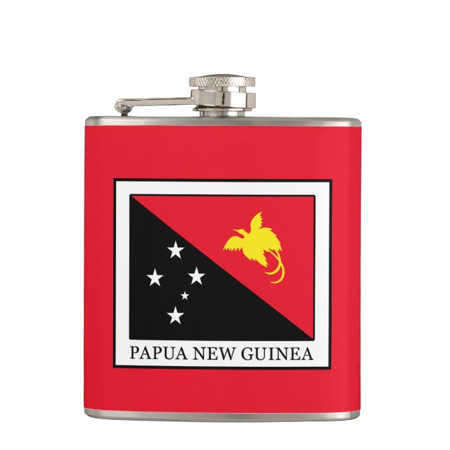 Papua New Guinea Hip Flask (Front)