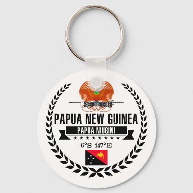 Papua New Guinea Keychain (Front)