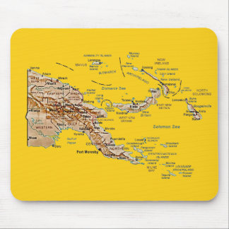 Papua New Guinea Map Mousepad