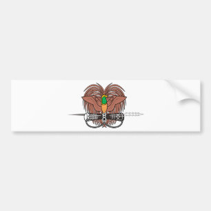 Papua New Guinea National Emblem Bumper Sticker