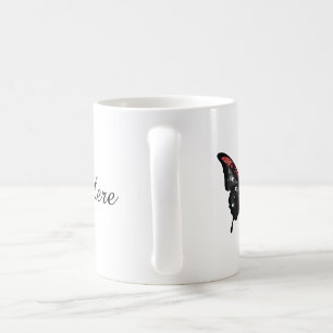 Papua New Guinea Swallowtail Butterfly Flag Coffee Mug