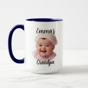 Papy Mug - Cadeau personnalisé avec le visage de b