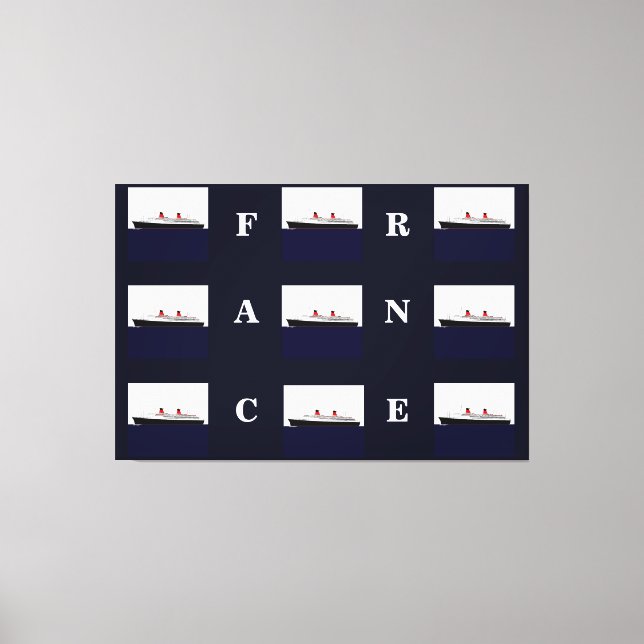 Paqubot France Canvas Print (Front)