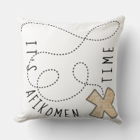 Pâque 20 x 20 Coussin C'est l'heure d'Afikomen
