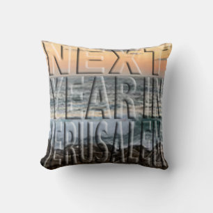 Pâque coussin 16 x 16 Jerusalem Beach